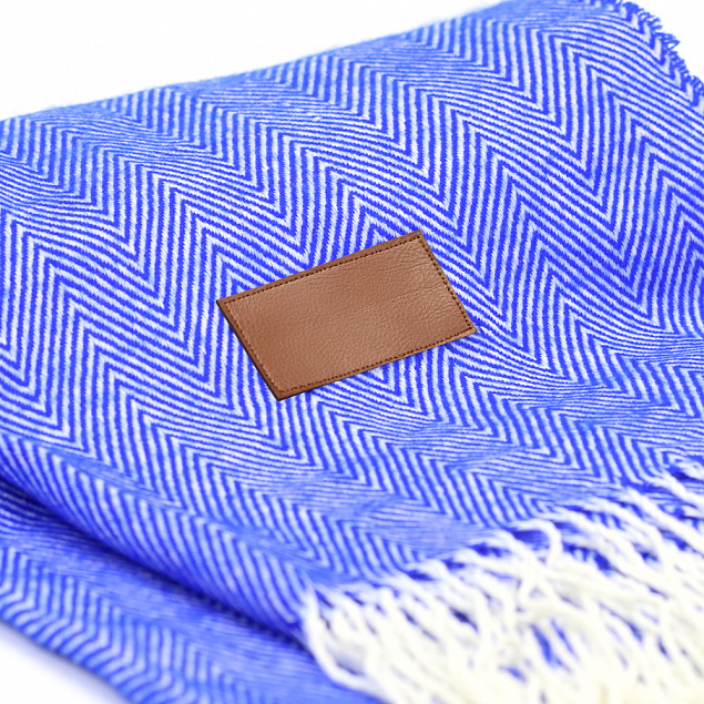 Плед акриловый Samum - Синий HH с логотипом в Екатеринбурге заказать по выгодной цене в кибермаркете AvroraStore