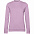 Свитшот женский Set In, фиолетовый меланж с логотипом в Екатеринбурге заказать по выгодной цене в кибермаркете AvroraStore