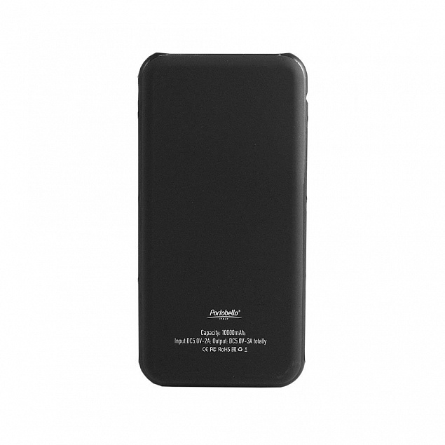 Внешний аккумулятор, Grand PB, 10000 mAh, черный, подарочная упаковка с блистером с логотипом в Екатеринбурге заказать по выгодной цене в кибермаркете AvroraStore