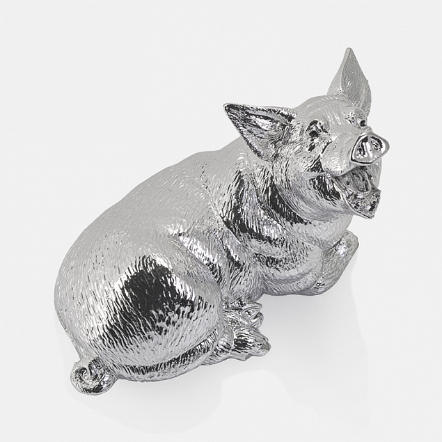 Статуэтка "Поросёнок", 8 х 8 см, серебро с логотипом в Екатеринбурге заказать по выгодной цене в кибермаркете AvroraStore