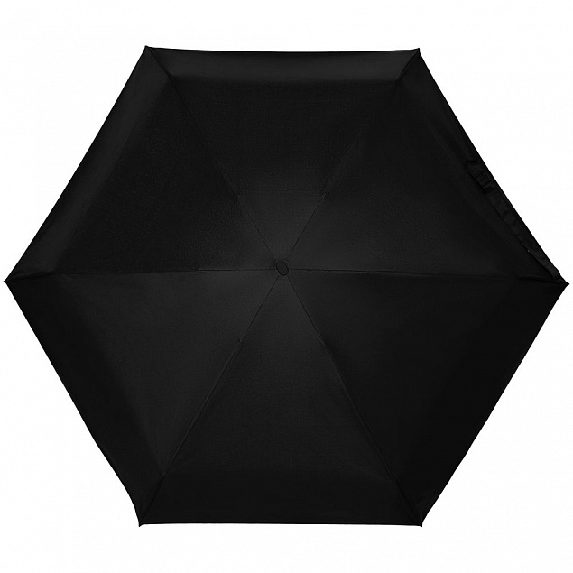 Зонт складной Color Action, в кейсе, черный с логотипом в Екатеринбурге заказать по выгодной цене в кибермаркете AvroraStore
