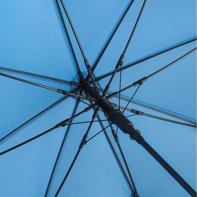 Зонт-трость Fashion, голубой с логотипом в Екатеринбурге заказать по выгодной цене в кибермаркете AvroraStore