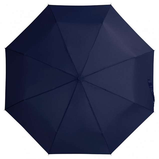 Зонт складной Basic, темно-синий с логотипом в Екатеринбурге заказать по выгодной цене в кибермаркете AvroraStore