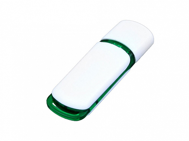 USB 2.0- флешка на 8 Гб с цветными вставками с логотипом в Екатеринбурге заказать по выгодной цене в кибермаркете AvroraStore