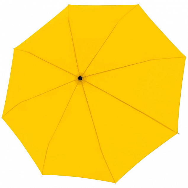 Зонт складной Trend Mini, желтый с логотипом в Екатеринбурге заказать по выгодной цене в кибермаркете AvroraStore