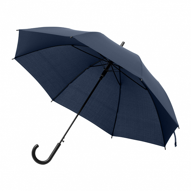 Зонт-трость, Bergwind, синий с логотипом в Екатеринбурге заказать по выгодной цене в кибермаркете AvroraStore