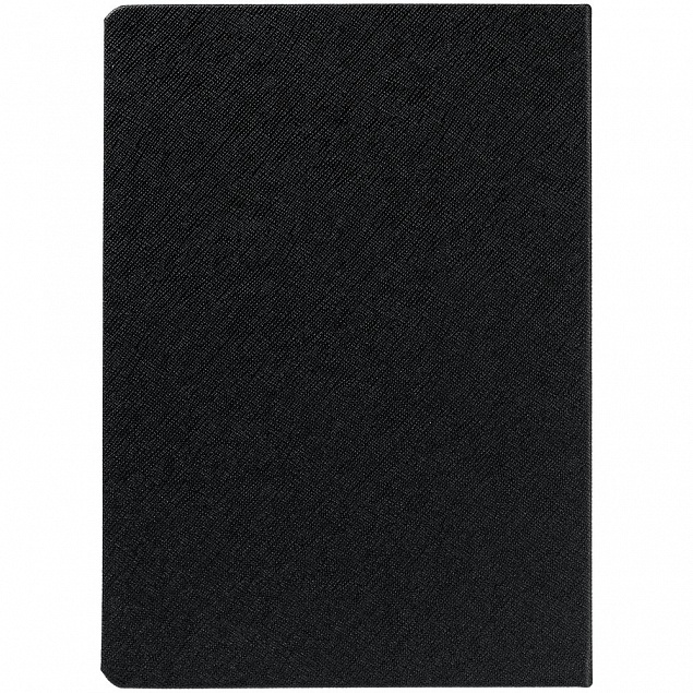 Ежедневник Saffian, недатированный, черный с логотипом в Екатеринбурге заказать по выгодной цене в кибермаркете AvroraStore