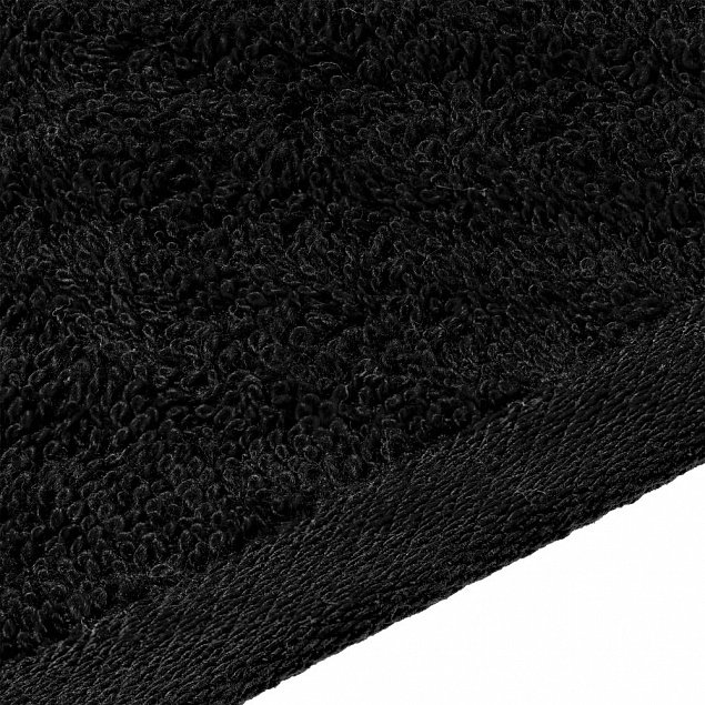 Полотенце Soft Me Light XL, черное с логотипом в Екатеринбурге заказать по выгодной цене в кибермаркете AvroraStore