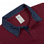 Рубашка поло мужская DNM Forward бордовый/синий джинс с логотипом в Екатеринбурге заказать по выгодной цене в кибермаркете AvroraStore