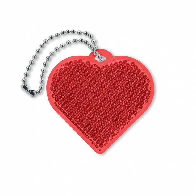 Светоотражатель в форме сердца с логотипом в Екатеринбурге заказать по выгодной цене в кибермаркете AvroraStore