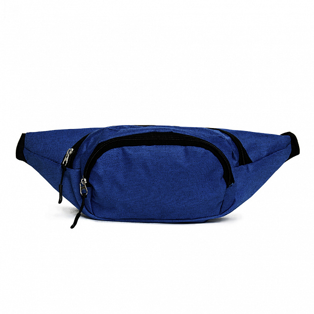 Рюкзаки и сумки Сумка поясная STAN таффета 168D, 125 Синий меланж с логотипом в Екатеринбурге заказать по выгодной цене в кибермаркете AvroraStore