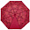 Складной зонт Gems, красный с логотипом в Екатеринбурге заказать по выгодной цене в кибермаркете AvroraStore