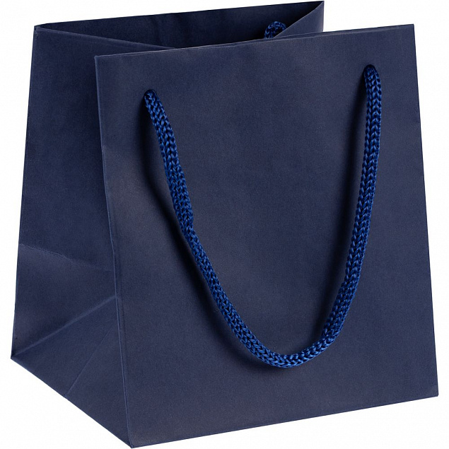 Пакет под кружку Cupfull, темно-синий с логотипом в Екатеринбурге заказать по выгодной цене в кибермаркете AvroraStore