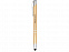 Ручка-стилус металлическая шариковая «Moneta» с анодированным покрытием с логотипом в Екатеринбурге заказать по выгодной цене в кибермаркете AvroraStore