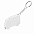 Брелок-рулетка &quot;Грузовик&quot;, 1 метр, белый с логотипом в Екатеринбурге заказать по выгодной цене в кибермаркете AvroraStore