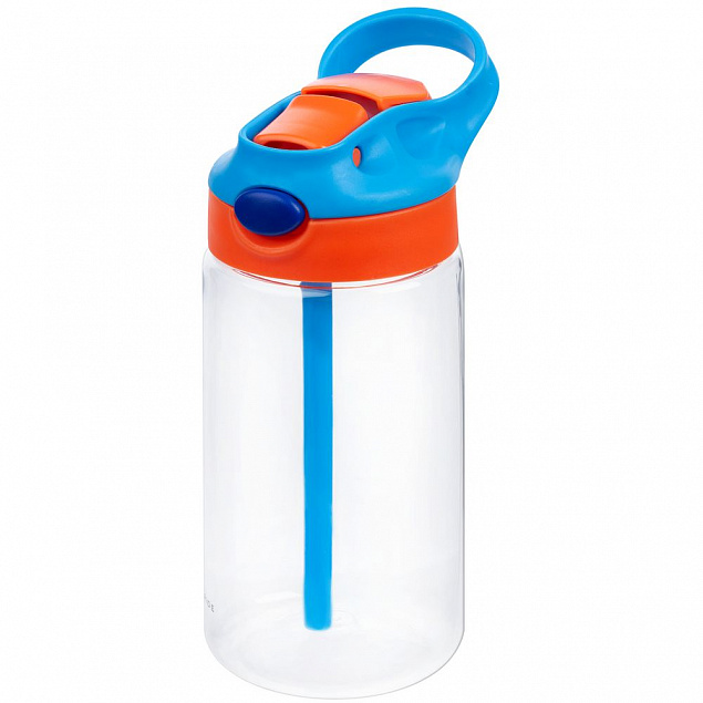 Детская бутылка Frisk, оранжево-синяя с логотипом в Екатеринбурге заказать по выгодной цене в кибермаркете AvroraStore