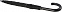 Fontana 23-дюймовый зонт карбонового цвета с механизмом автоматического открытия и изогнутой ручкой, черный с логотипом в Екатеринбурге заказать по выгодной цене в кибермаркете AvroraStore