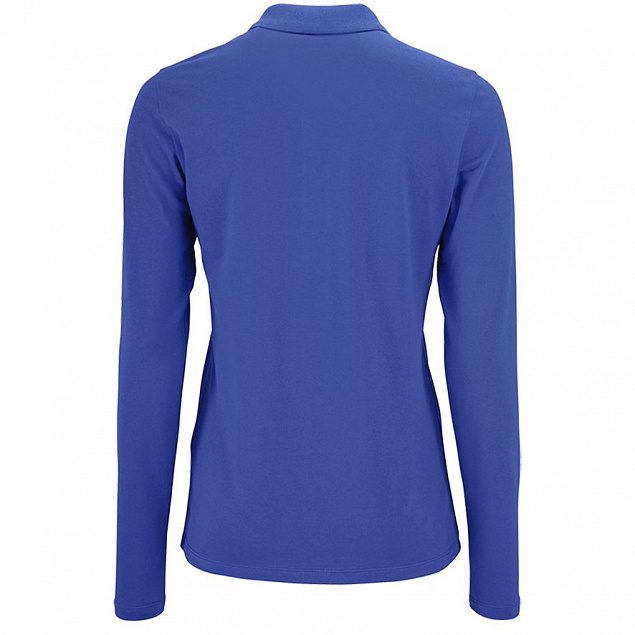 Рубашка поло женская с длинным рукавом PERFECT LSL WOMEN, ярко-синяя с логотипом в Екатеринбурге заказать по выгодной цене в кибермаркете AvroraStore