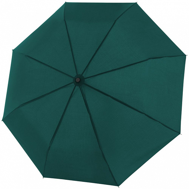 Складной зонт Fiber Magic Superstrong, зеленый с логотипом в Екатеринбурге заказать по выгодной цене в кибермаркете AvroraStore