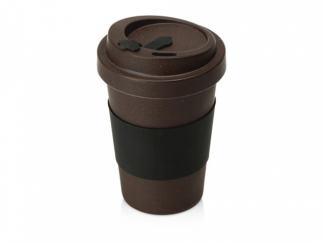 Стакан из кофе с силиконовой манжетой «Latte» с логотипом в Екатеринбурге заказать по выгодной цене в кибермаркете AvroraStore