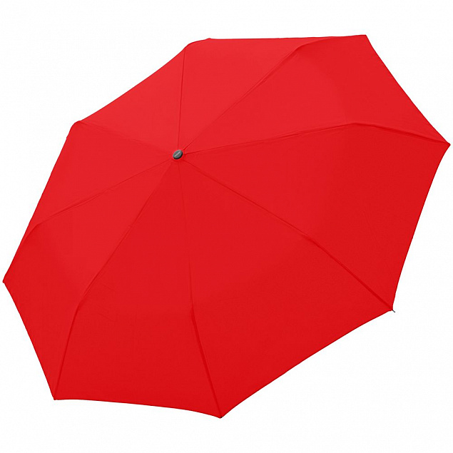 Зонт складной Fiber Magic, красный с логотипом в Екатеринбурге заказать по выгодной цене в кибермаркете AvroraStore