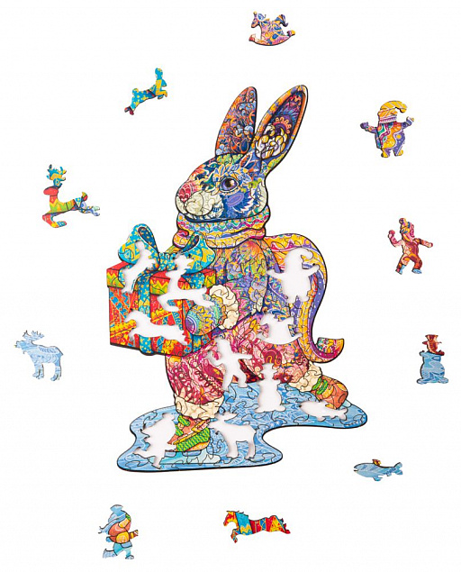 Пазл «Волшебный кролик» с логотипом в Екатеринбурге заказать по выгодной цене в кибермаркете AvroraStore