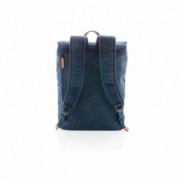 Рюкзак для ноутбука Canvas, синий с логотипом в Екатеринбурге заказать по выгодной цене в кибермаркете AvroraStore