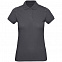 Рубашка поло женская Inspire, темно-серая с логотипом в Екатеринбурге заказать по выгодной цене в кибермаркете AvroraStore