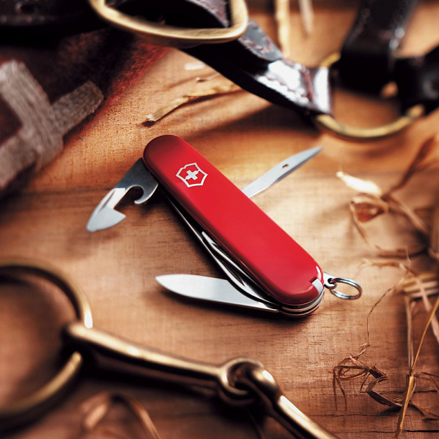 Офицерский нож SPARTAN 91, красный с логотипом в Екатеринбурге заказать по выгодной цене в кибермаркете AvroraStore