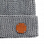 Шапка Brugge Even, серый меланж с логотипом в Екатеринбурге заказать по выгодной цене в кибермаркете AvroraStore