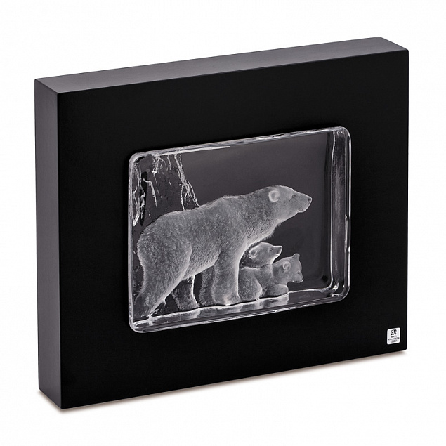 Картина "Медведь" с логотипом в Екатеринбурге заказать по выгодной цене в кибермаркете AvroraStore
