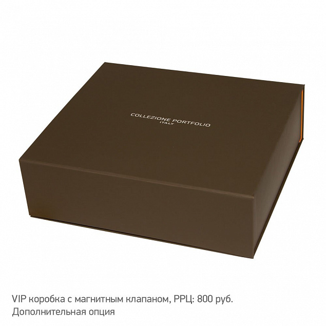 Ежедневник-портфолио Royal, черный, эко-кожа, недатированный кремовый блок, подарочная коробка с логотипом в Екатеринбурге заказать по выгодной цене в кибермаркете AvroraStore