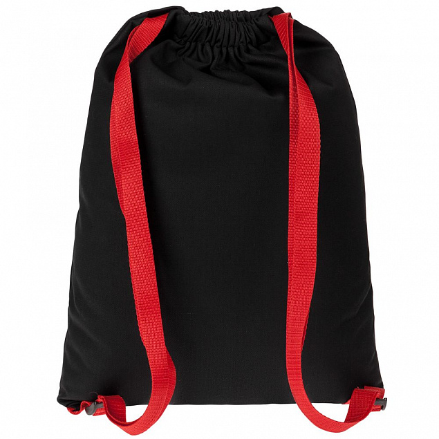 Рюкзак Nock, черный с красной стропой с логотипом в Екатеринбурге заказать по выгодной цене в кибермаркете AvroraStore