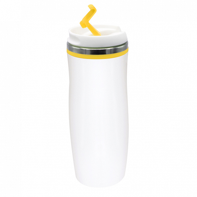 Термокружка Latte - Желтый KK с логотипом в Екатеринбурге заказать по выгодной цене в кибермаркете AvroraStore