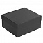 Коробка Satin, большая, черная с логотипом в Екатеринбурге заказать по выгодной цене в кибермаркете AvroraStore