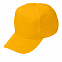 Бейсболка "Fortuna", 5 клиньев, застежка на липучке, желтый, 100% полиэстер, плотность 140 г/м2 с логотипом в Екатеринбурге заказать по выгодной цене в кибермаркете AvroraStore