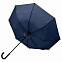 Зонт-трость Torino, синий с логотипом в Екатеринбурге заказать по выгодной цене в кибермаркете AvroraStore