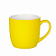 Керамическая кружка Viana, желтая с логотипом в Екатеринбурге заказать по выгодной цене в кибермаркете AvroraStore