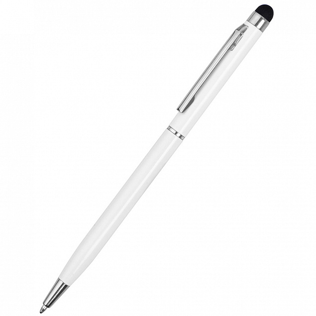 Ручка металлическая Dallas Touch - Белый BB с логотипом в Екатеринбурге заказать по выгодной цене в кибермаркете AvroraStore