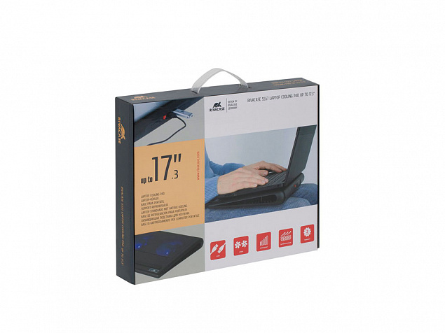 Охлаждающая подставка для ноутбуков до 17,3 с логотипом в Екатеринбурге заказать по выгодной цене в кибермаркете AvroraStore