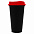 Стакан с крышкой Color Cap Black, черный с логотипом в Екатеринбурге заказать по выгодной цене в кибермаркете AvroraStore