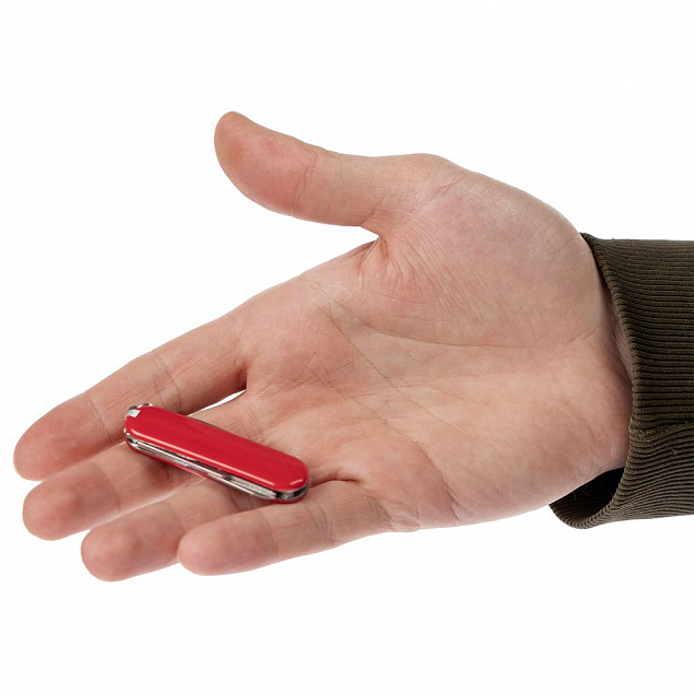 Нож-брелок Clasp, красный с логотипом в Екатеринбурге заказать по выгодной цене в кибермаркете AvroraStore