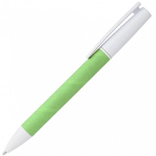Ручка шариковая Pinokio, зеленая с логотипом в Екатеринбурге заказать по выгодной цене в кибермаркете AvroraStore