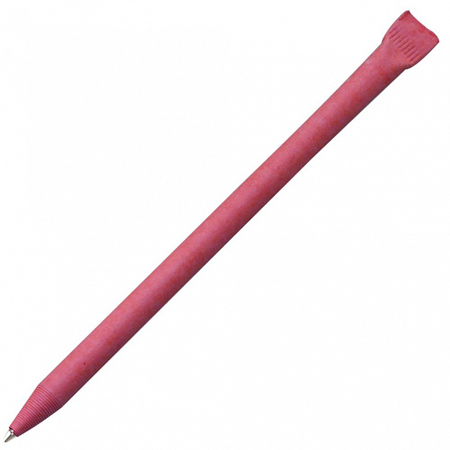 Ручка шариковая Carton Color, красная с логотипом в Екатеринбурге заказать по выгодной цене в кибермаркете AvroraStore