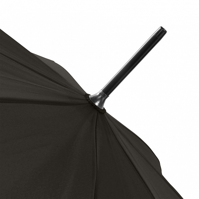 Зонт-трость Dublin, черный с логотипом в Екатеринбурге заказать по выгодной цене в кибермаркете AvroraStore
