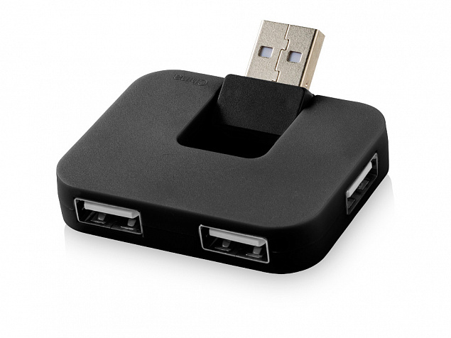 USB Hub "Gaia" на 4 порта с логотипом в Екатеринбурге заказать по выгодной цене в кибермаркете AvroraStore