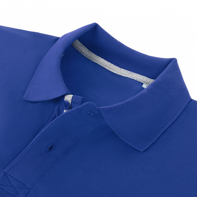 Рубашка поло мужская Virma Premium, ярко-синяя (royal) с логотипом в Екатеринбурге заказать по выгодной цене в кибермаркете AvroraStore