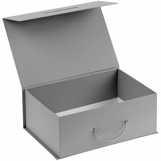 Коробка New Case, серая с логотипом в Екатеринбурге заказать по выгодной цене в кибермаркете AvroraStore