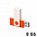 Флеш-карта TWISTA, 8Гб, оранжевый/белый с логотипом в Екатеринбурге заказать по выгодной цене в кибермаркете AvroraStore