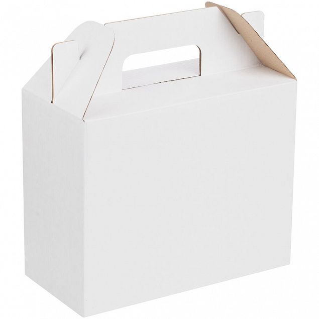 Коробка In Case S, ver.2, белая с крафтовым оборотом с логотипом в Екатеринбурге заказать по выгодной цене в кибермаркете AvroraStore